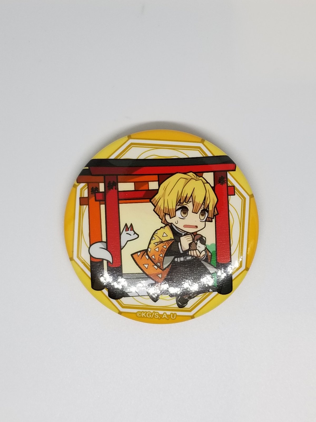 鬼滅の刃 我妻善逸 缶バッジ ミニ缶バッジ 鬼滅の刃 我妻善逸トレーディングミニキャラ缶バッジ | K-BOOKS 池袋