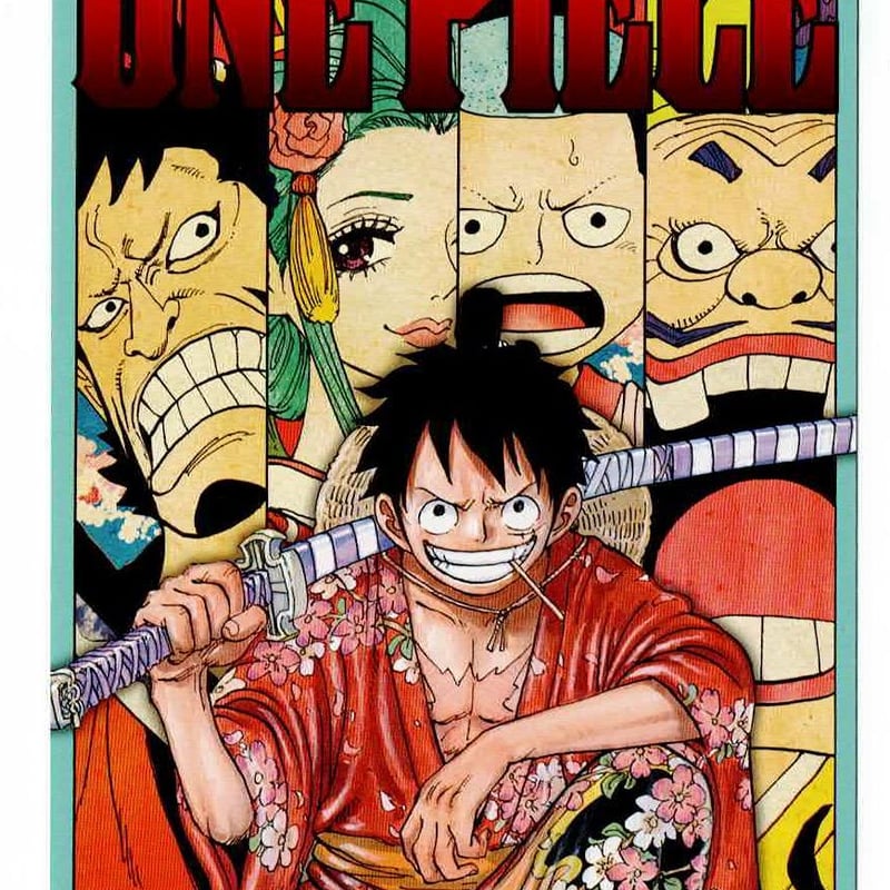 ワンピース 麦わらストア限定特典 ランダム イラストカード ルフィ＆錦