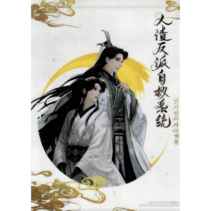 付箋傷み有り】『人渣反派自救系統』 韓国語版 ボックスセット【BL