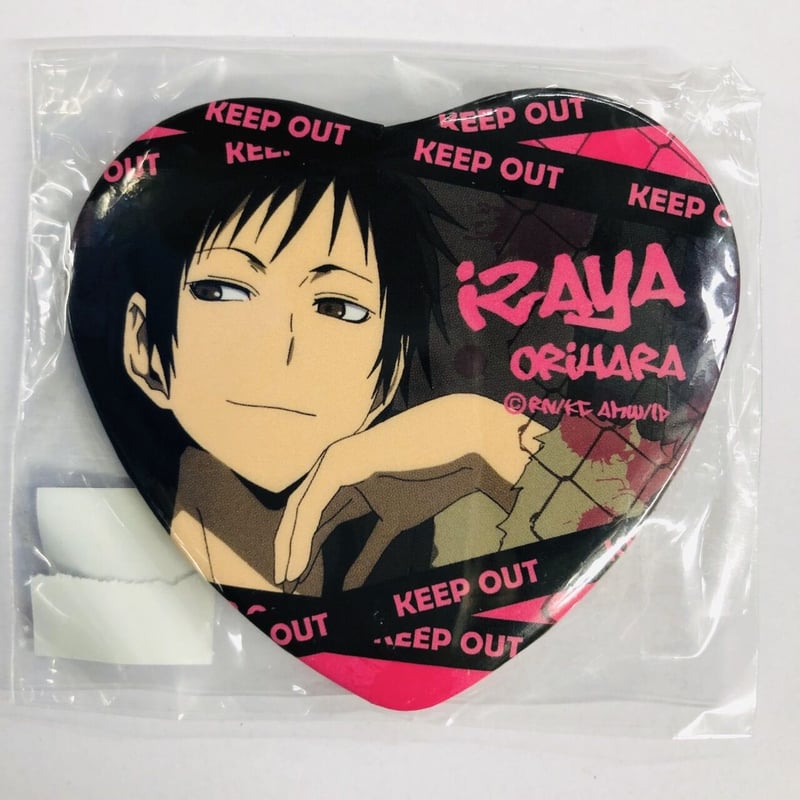 臨也　ハート缶バッジ　デュラララ デュラララ!!×2 折原臨也 ハート缶バッジ缶バッジ | K-BOOKS 池袋 2