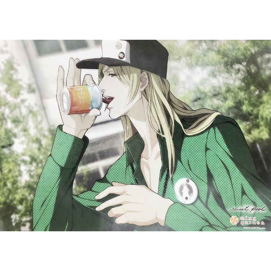 sweet pool』 mixx gardenコラボカフェ A3 ポスター 翁長善弥【BLグ