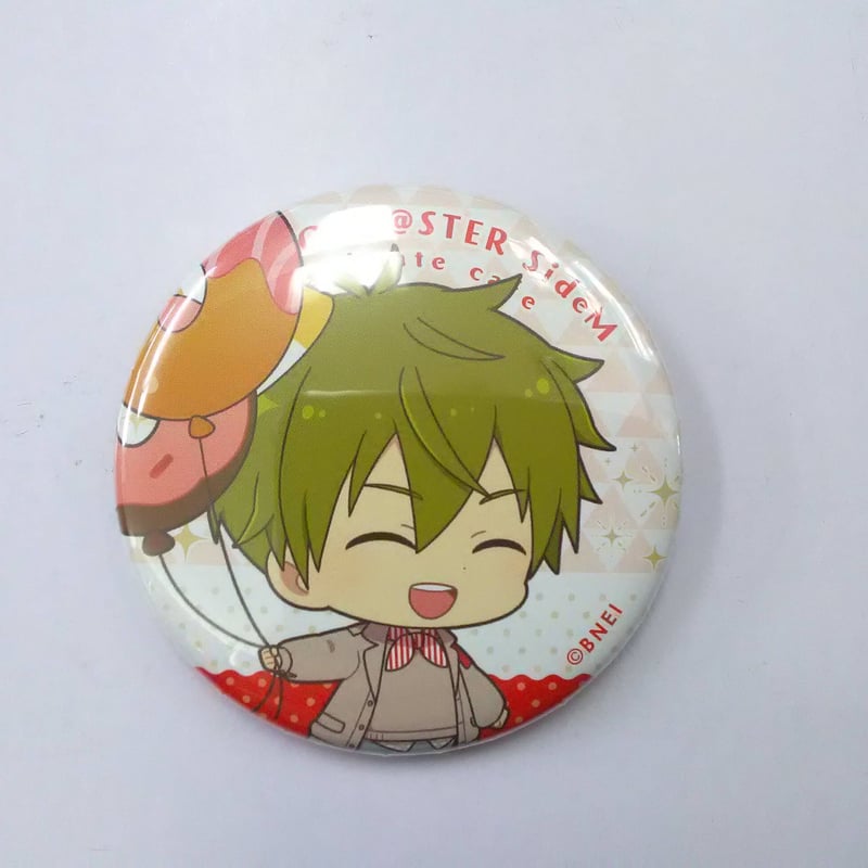 アイドルマスターSideM　秋山隼人　缶バッジ アイドルマスター SideM グリッター缶バッジ／秋山隼人 サマー