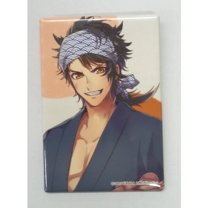 刀剣乱舞 陸奥守吉行 スクエア缶バッジ | K-BOOKS 池袋 2次元グッズ通販