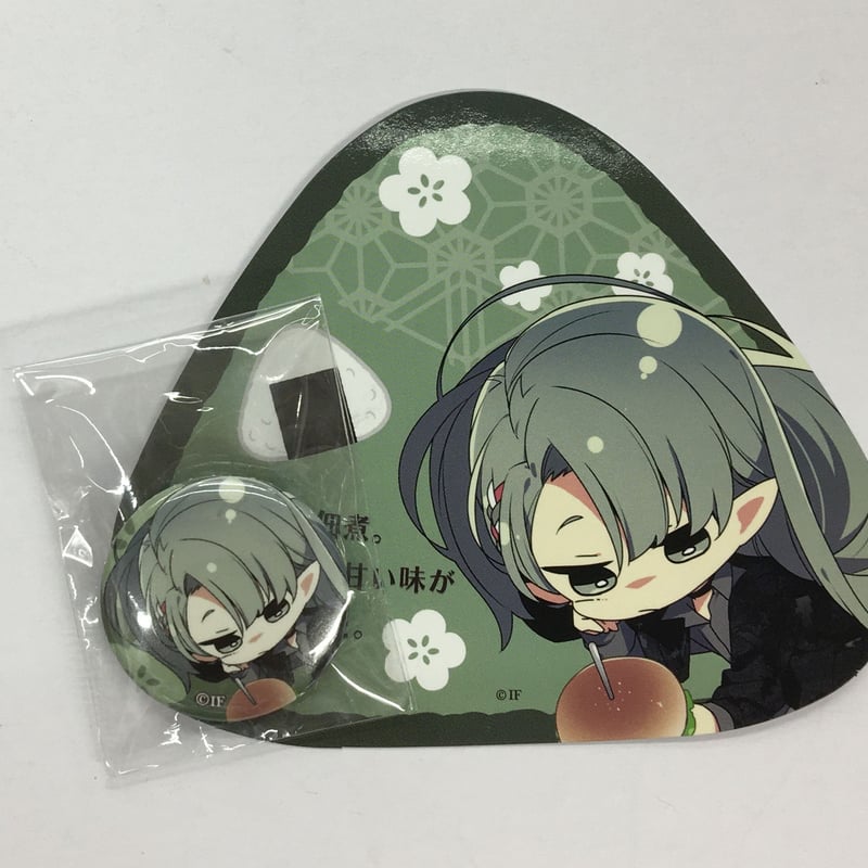 DAIROKU:AYAKASHIMORI 比良 おにぎり型カード＋ミニ缶バッジセット | K-