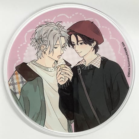 しゅがーぺろぺろ　とろけて開いて　グラッテ　コミコミ　アクリルコースター しゅがーぺろぺろ とろけて開いて グラッテ コミコミ アクリル