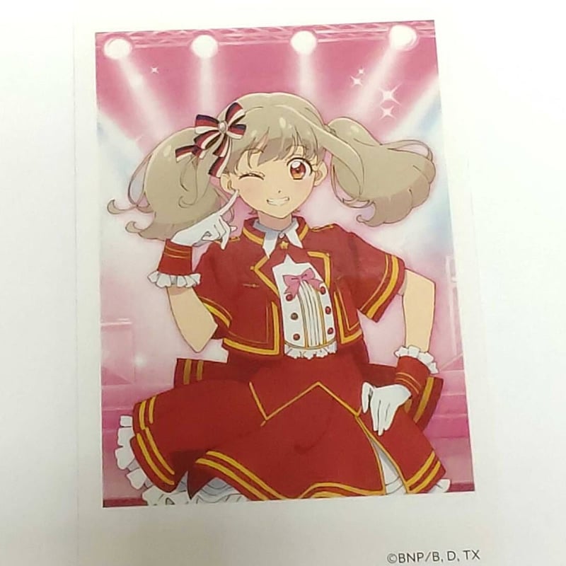 アイカツらき】アイカツオンパレード 姫石らき Amazon 特典 布ポスター