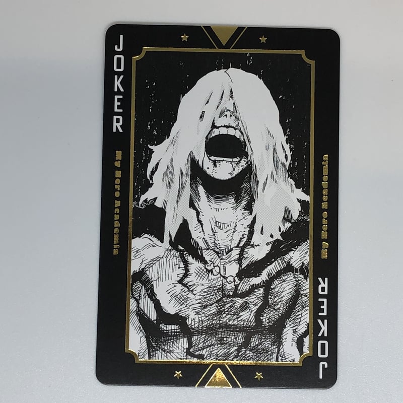 僕のヒーローアカデミア 死柄木 弔 箔押しトランプ（バラ） | K-BOOKS