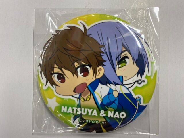 ハイ☆スピード! 缶バッジ 桐嶋夏也 芹沢尚 2015年 Free! ハイ