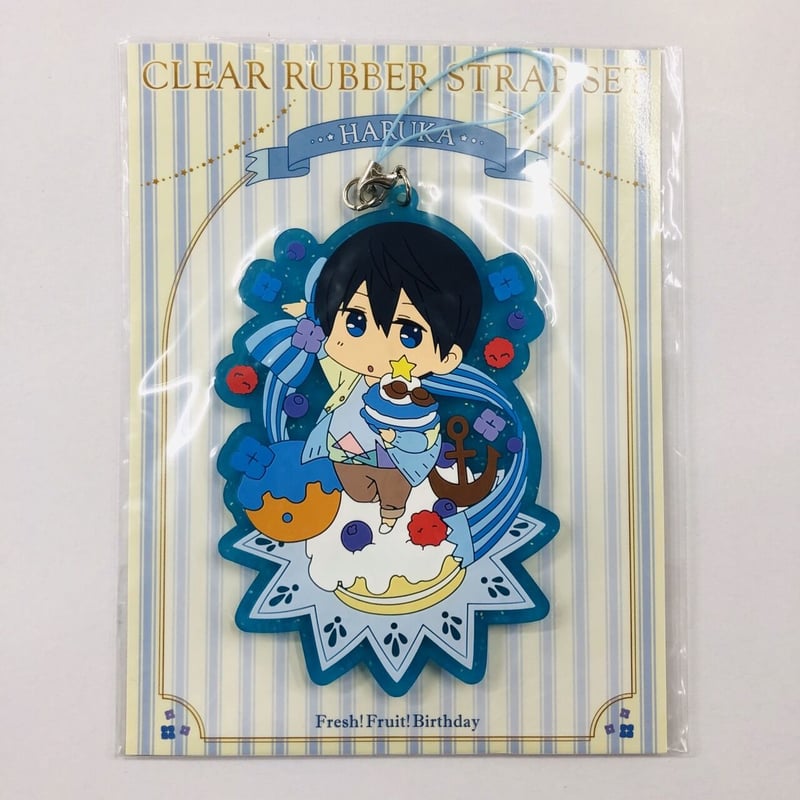 Free! 七瀬遙 缶バッジ ラバスト クリアカード