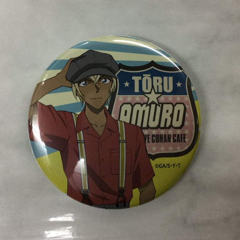 名探偵コナン コナンカフェ 2021 缶バッジ 等身 安室透