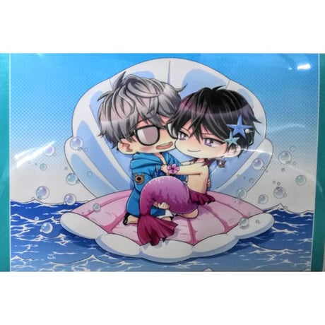 114 男子高校生、はじめての 5th Anniversary ポストカード BLCD『「男子高校生、はじめての」～First Note～ 二見×志馬編