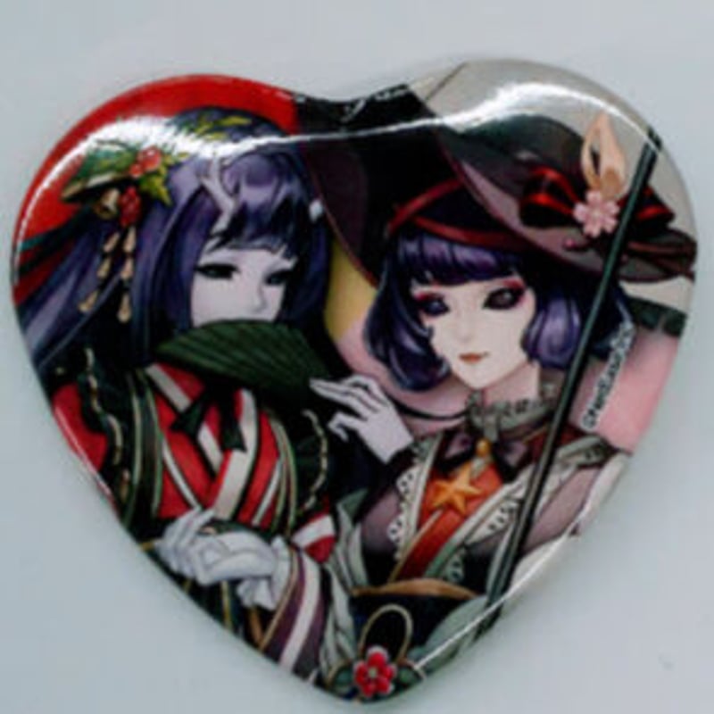 第五人格 芸者 ハート缶バッジ