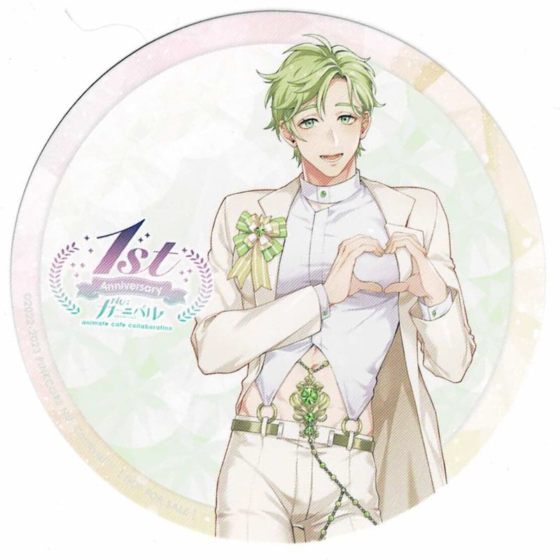 NU:カーニバル アニメイトカフェ オリビン NU:カーニバル×アニメイトカフェ』 1st anniversary ver. コースター