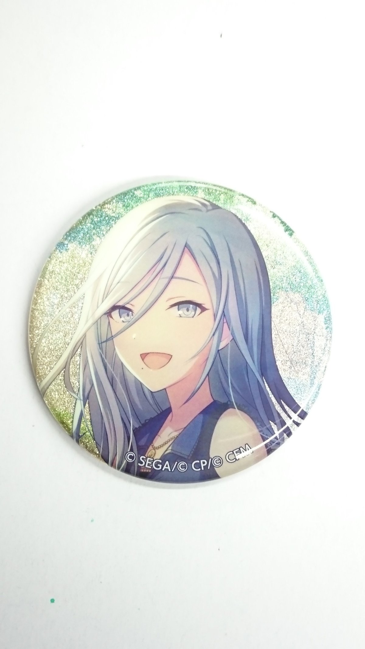 プロジェクトセカイ 日野森雫 グリッター缶バッジ イベントイラスト