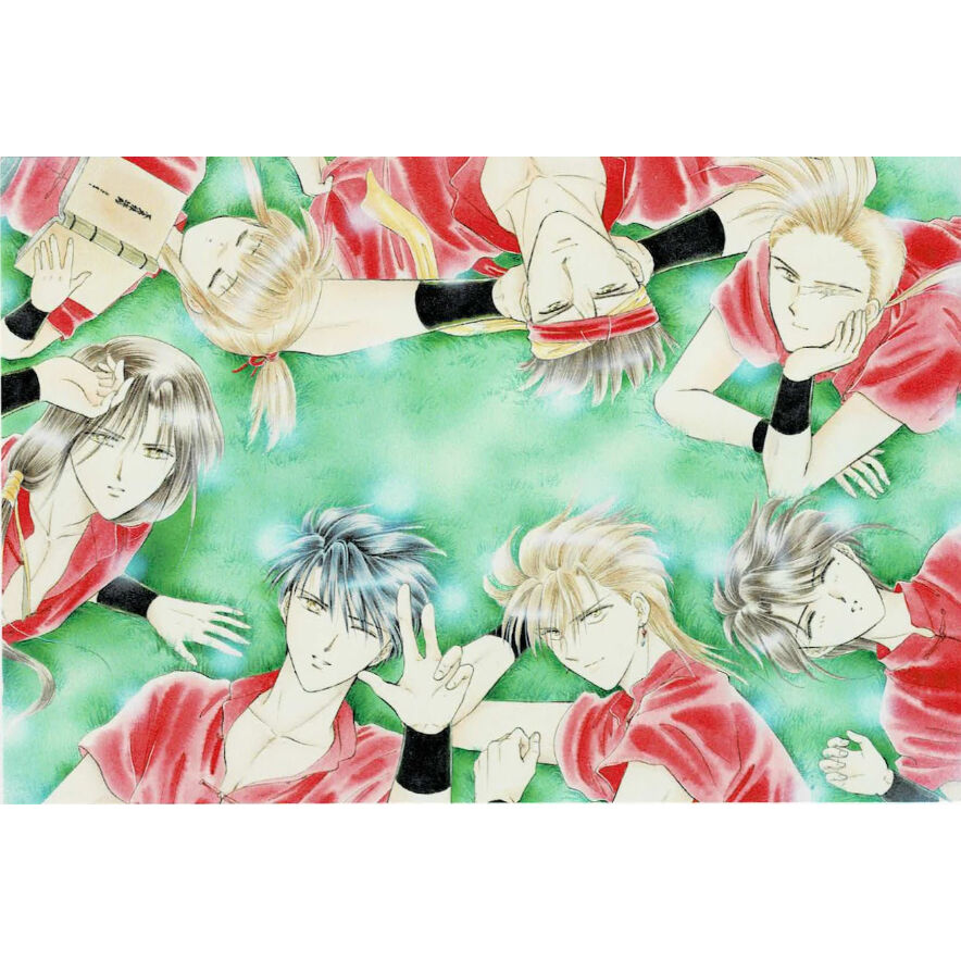 渡瀬悠宇『ふしぎ遊戯』 TSUTAYA ポストカード 朱雀七星 | K-BOOKS