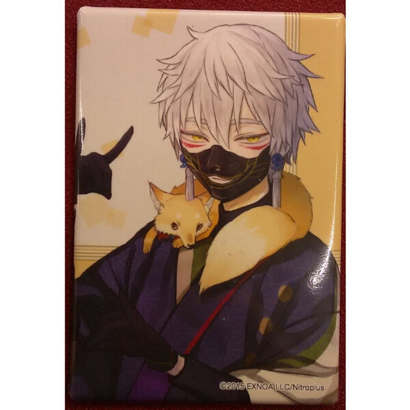 刀剣乱舞 鳴狐 軽装 スクエア缶バッジ | K-BOOKS 池袋 2次元グッズ通販