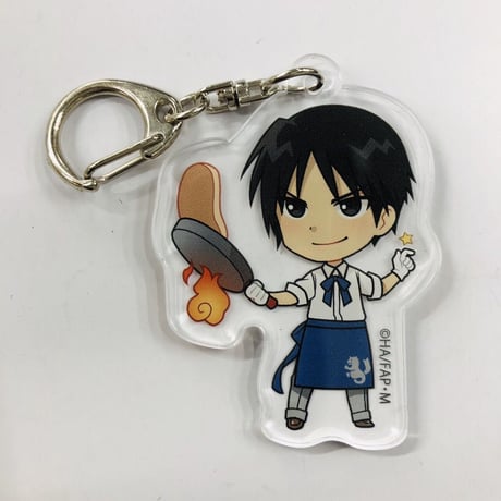 鋼の錬金術師　アニメガカフェ　アクリルキーホルダー　ロイ