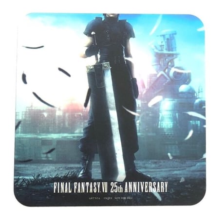 FINAL FANTASY 30周年記念 コースター FFコラボ】クラウド出るか？ラバーコースター開封！FF35周年と