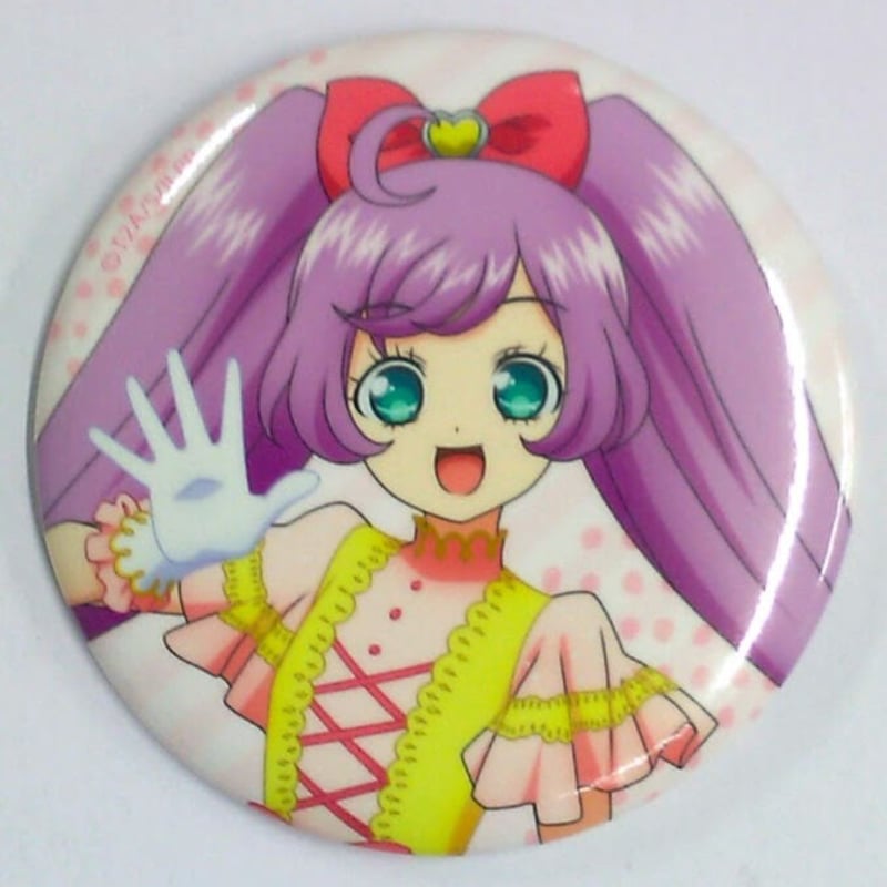 プリパラ　真中らぁら缶バッジ グッズ-バッチ】アイドルランドプリパラ ホログラム缶バッジ