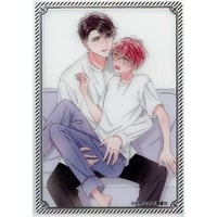 上田アキ 『恋が満ちたら』 emo cafe イラストカード 伊瀬佑樹【BL 