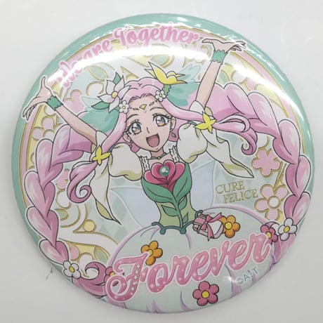魔法つかいプリキュア！！PARCO クリアカード　缶バッジ　キュアフェリーチェ キュアフェリーチェ ことは 缶バッジ 3個セット プリキュア