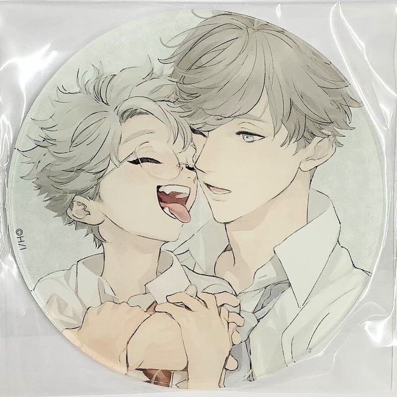 博士 『犬も歩けば恋がはじまる』「petit gateau展2023」 アクリル