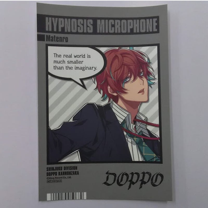 ヒプノシスマイク観音坂独歩イラストカード | K-BOOKS 池袋 2次元