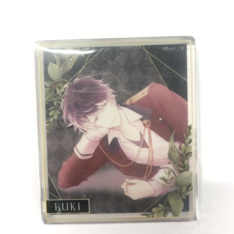 ディアラバ DIABOLIKLOVERS 缶バッジ アクリルブロック ルキ