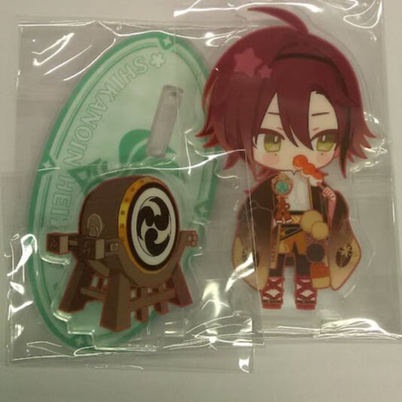 原神×スイパラ　櫻舞万雷　アクスタ＆缶バッジコンプリートセット等まとめ売り 原神「櫻舞万雷」× スイーツパラダイス10店舗 描き下ろし先行公開!