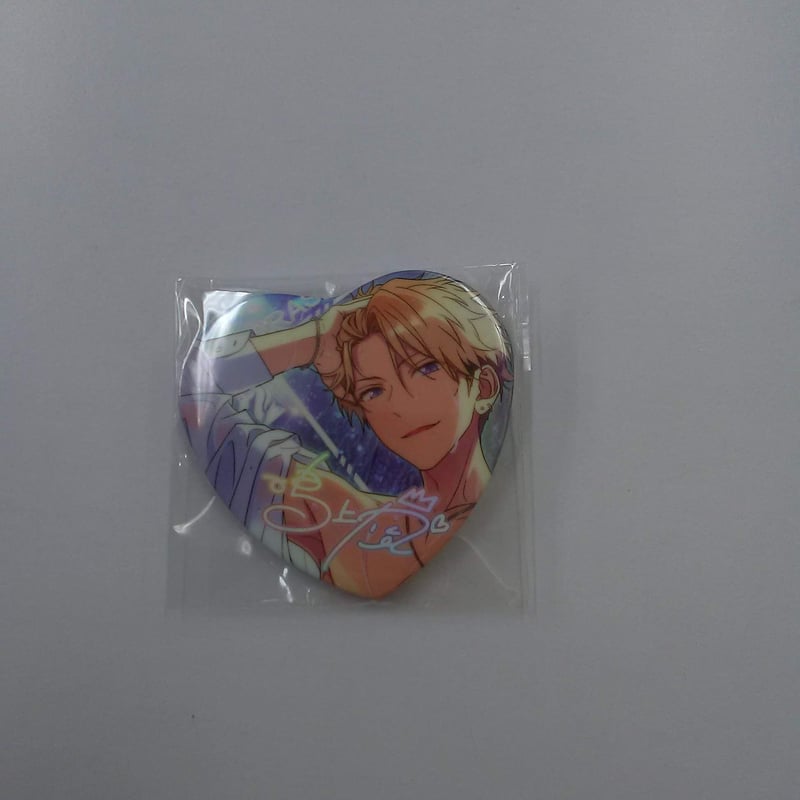 鳴上嵐願望ハート缶バッジ