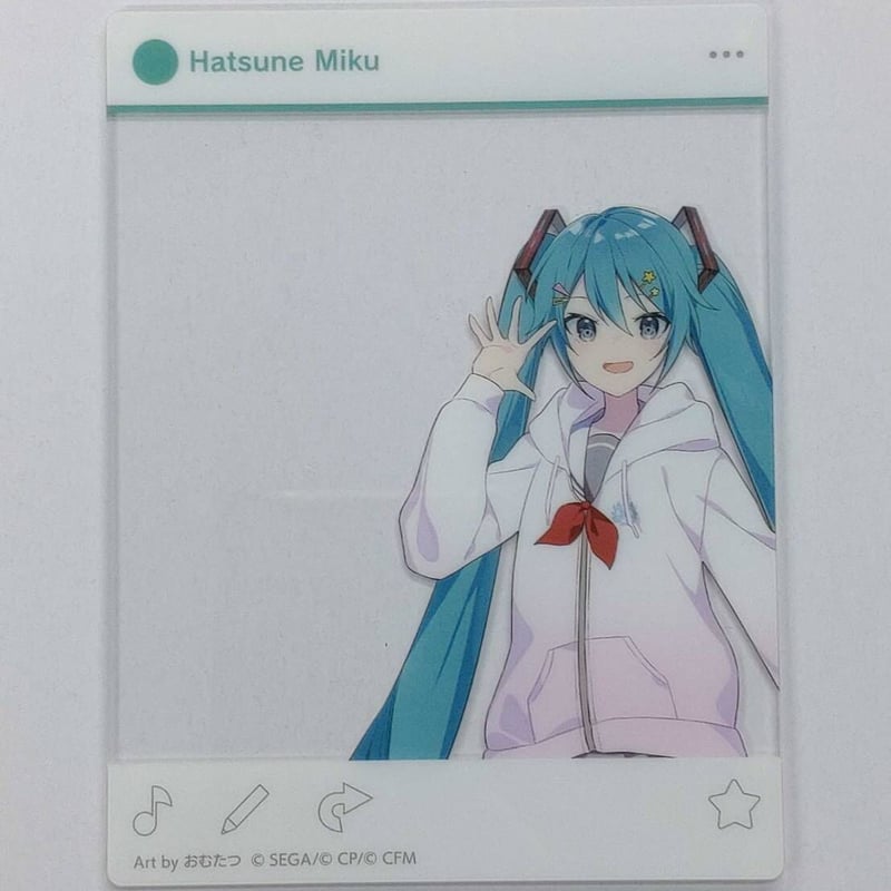 プロジェクトセカイ 神山高校文化祭 アクリルカード 初音ミク | K