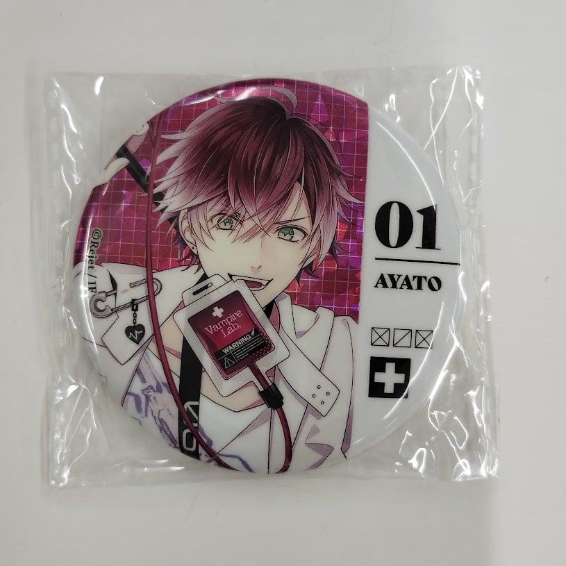DIABOLIK LOVERS 逆巻アヤト 缶バッジ ホロ | K-BOOKS 池袋 2次元グ