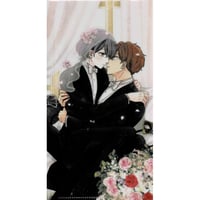 はらだ 「よるとあさの歌」 モノクロ 直筆サイン入り 複製原画 【BL