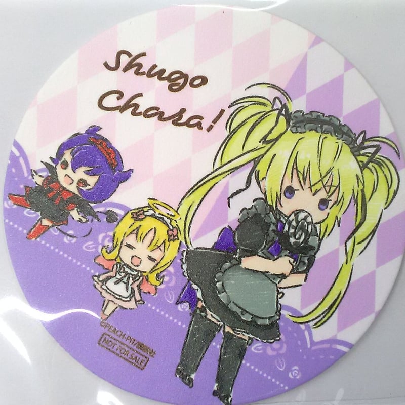 しゅごキャラ グラフアート カフェ アクリルスタンド 歌唄 しゅごキャラ!×グラフアートカフェ ほしな歌唄 特典コースター