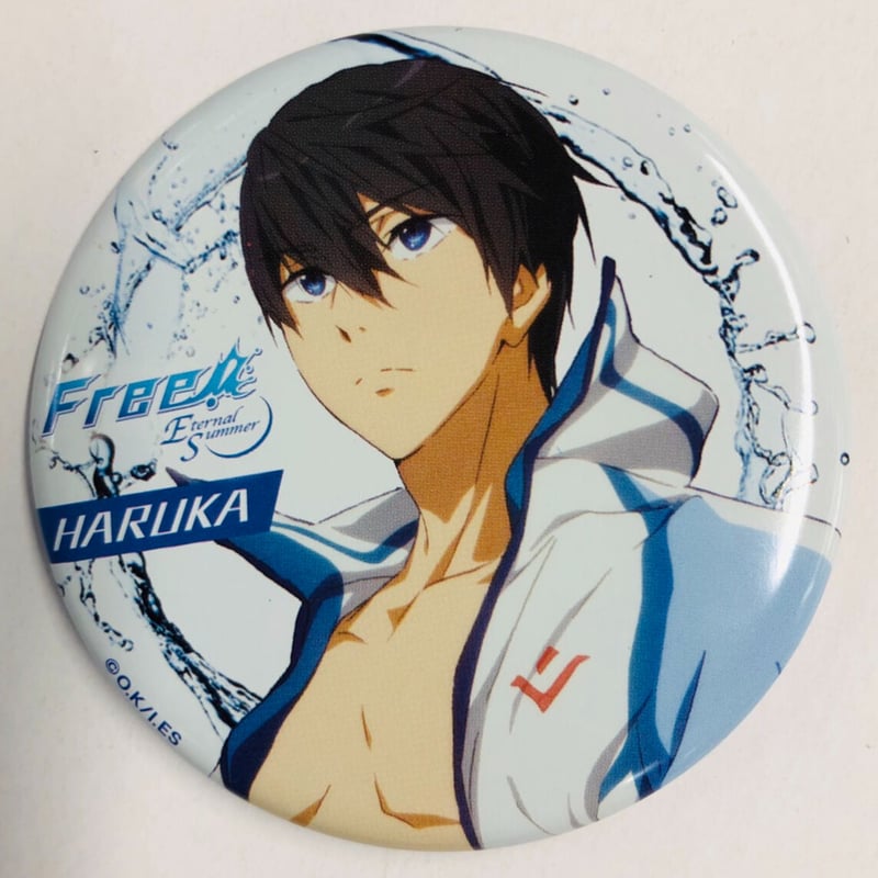 単品、裏初期不良有】Free! 七瀬遙 缶バッジ | K-BOOKS 池袋 2次元 