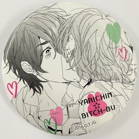 ビッグ缶バッジ 百合 ジミー ビッグ缶バッジ 百合 ジミー