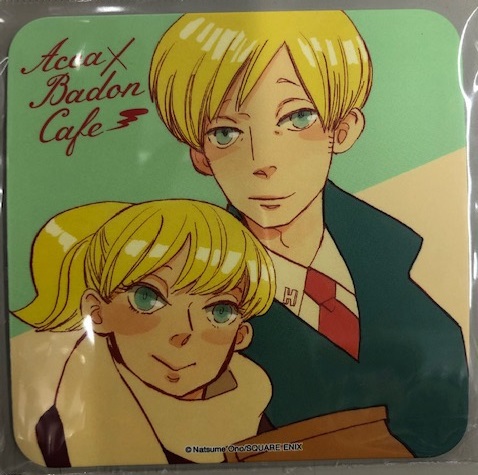 ACCA×BADON コラボカフェ 特典セット コースター/ステッカー/フォト オノ・ナツメ 『ACCA×BADON 』 コラボカフェ コースター ジーン&ロッタ