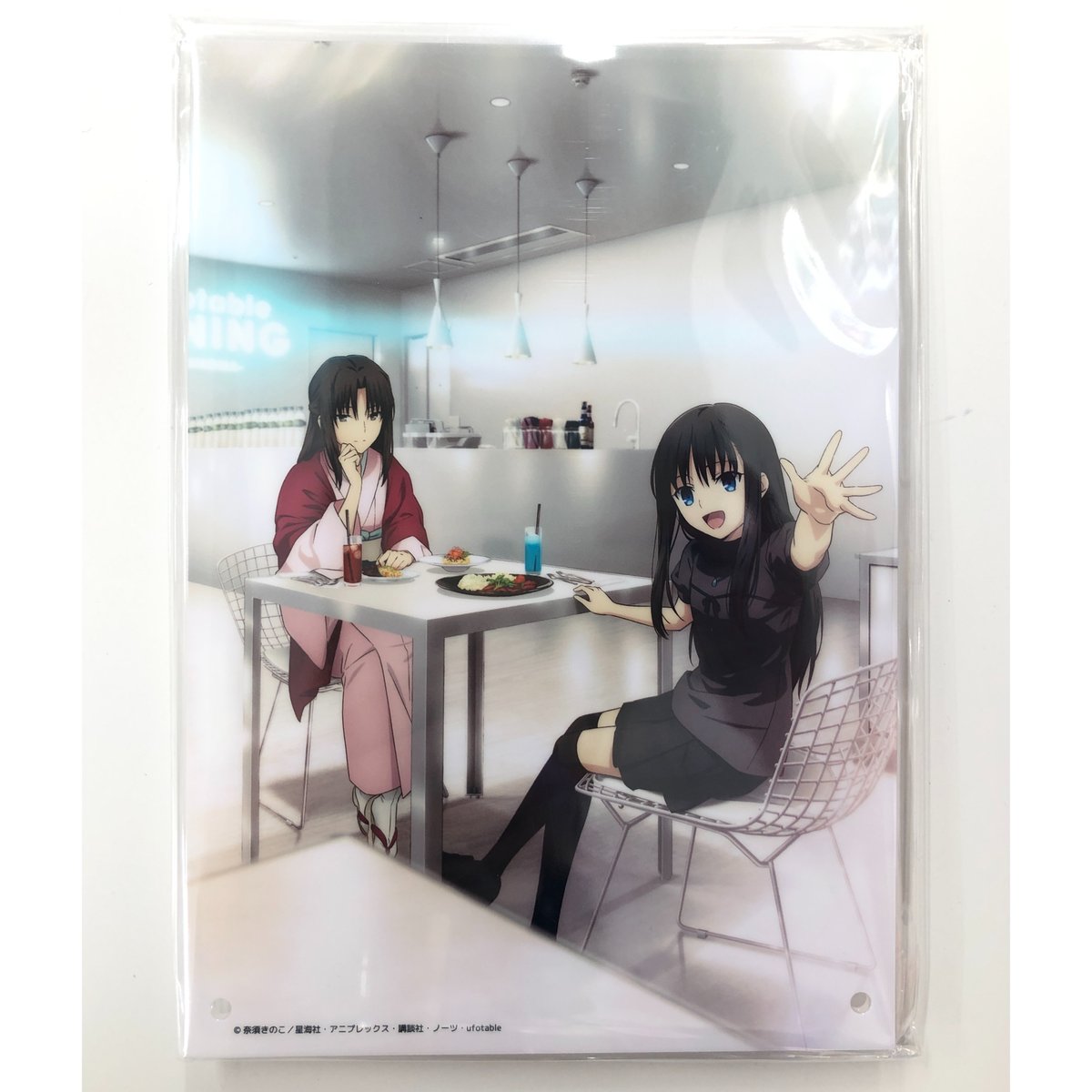 空の境界 ダイニング DININGイラスト アクリルパネル　2種セット 空の境界 ダイニング DININGイラスト アクリルパネル 2種セット