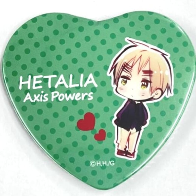 日丸屋秀和 『ヘタリア』 ハート型 缶バッジ イギリス | K-BOOKS 池袋
