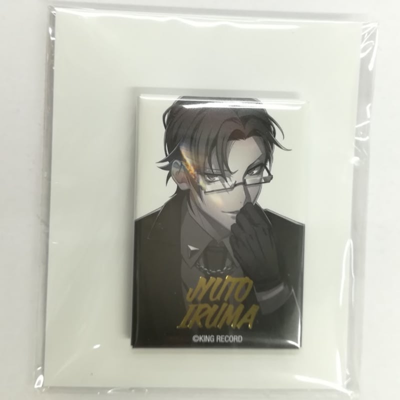 ヒプノシスマイクメタリックスクエア缶バッジ入間銃兎 銃兎 EW04