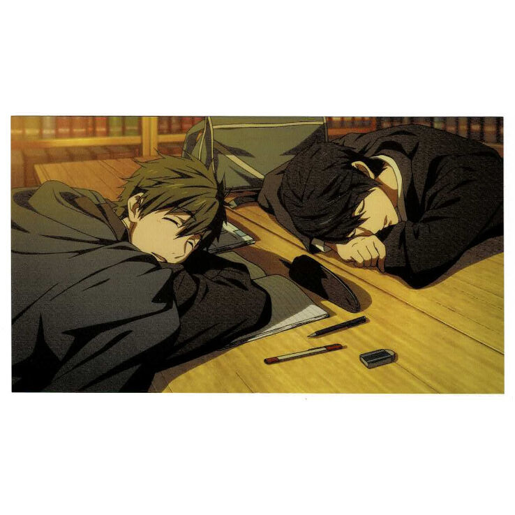 Free！」描き下ろしイラストカード(メッセージ付）真琴&遙 ◇サイズ縦