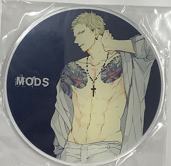 ナツメカズキ 『MODS』コミコミスタジオ Cafe Rain アクリルコースター 