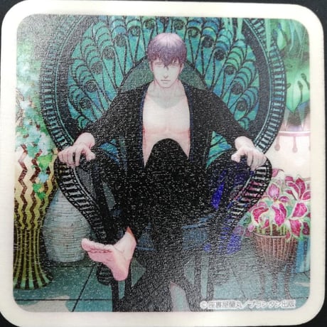 座裏屋蘭丸『シャングリラの鳥』『Canna 10th Anniversary　創刊10周年感謝イベント』木製コースター【BLグッズ】