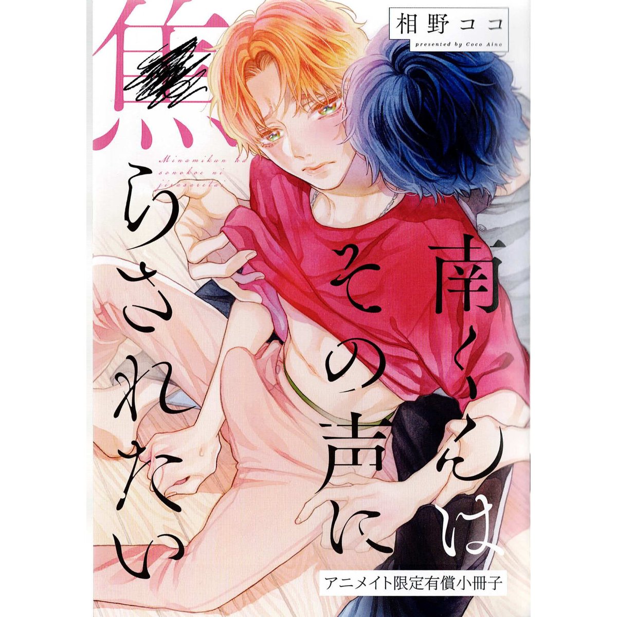 相野ココ『南くんはその声に焦らされたい 2』 アニメイト 小冊子