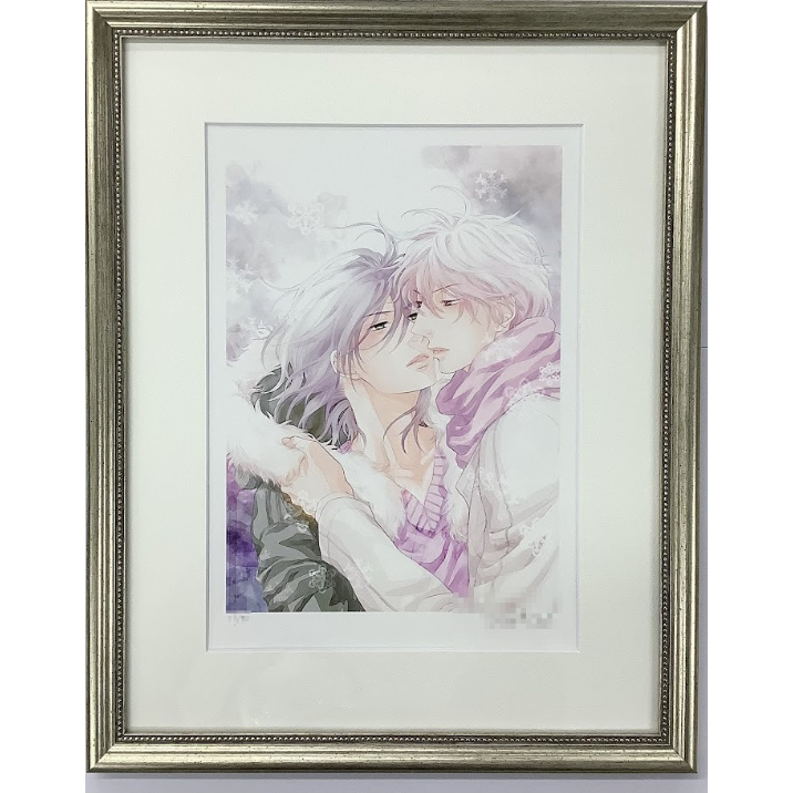 Γ 左京亜也『クロネコ彼氏シリーズ』 直筆サイン入り 版画 fit=scale-down,w=1200