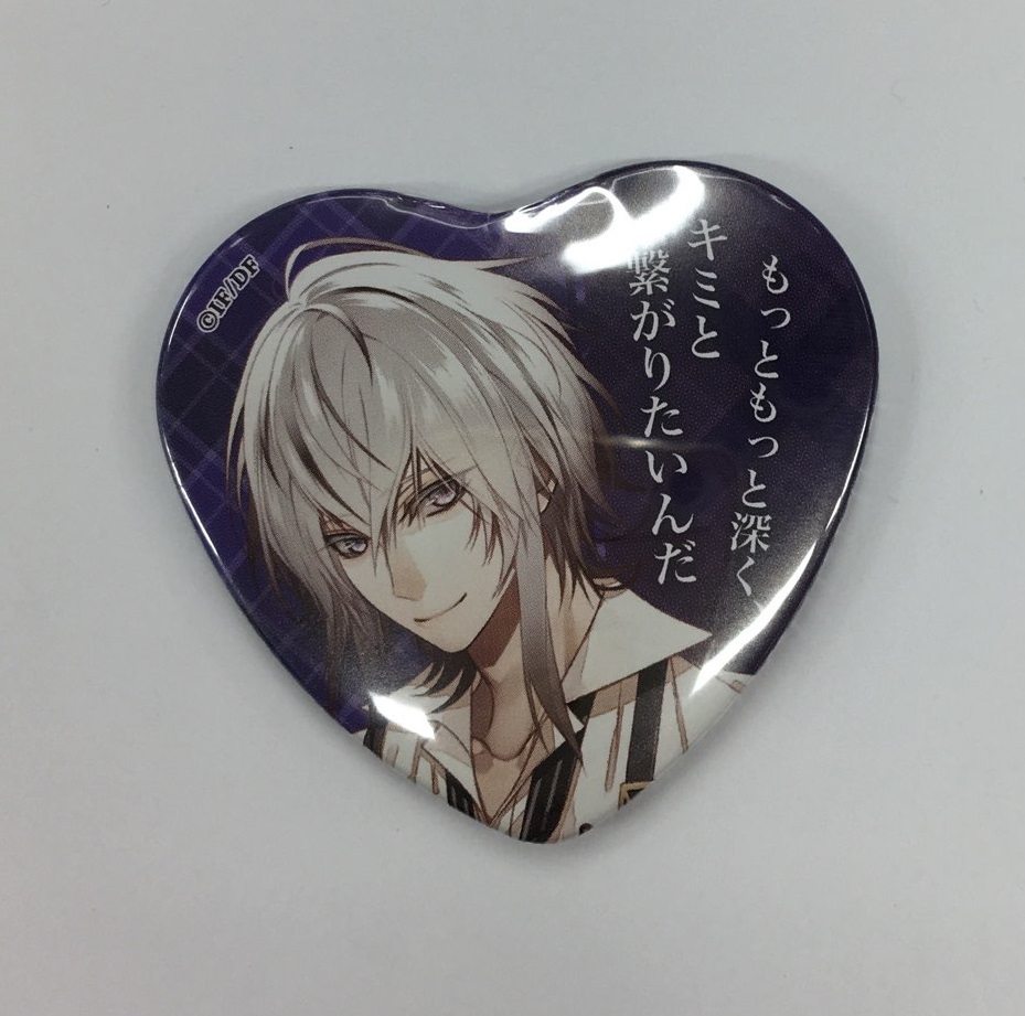 カラマリ　オトスト限定　ハート缶バッジ　岡崎契 Collar×Malice カラマリ 岡崎契 缶バッジ 単独イベント