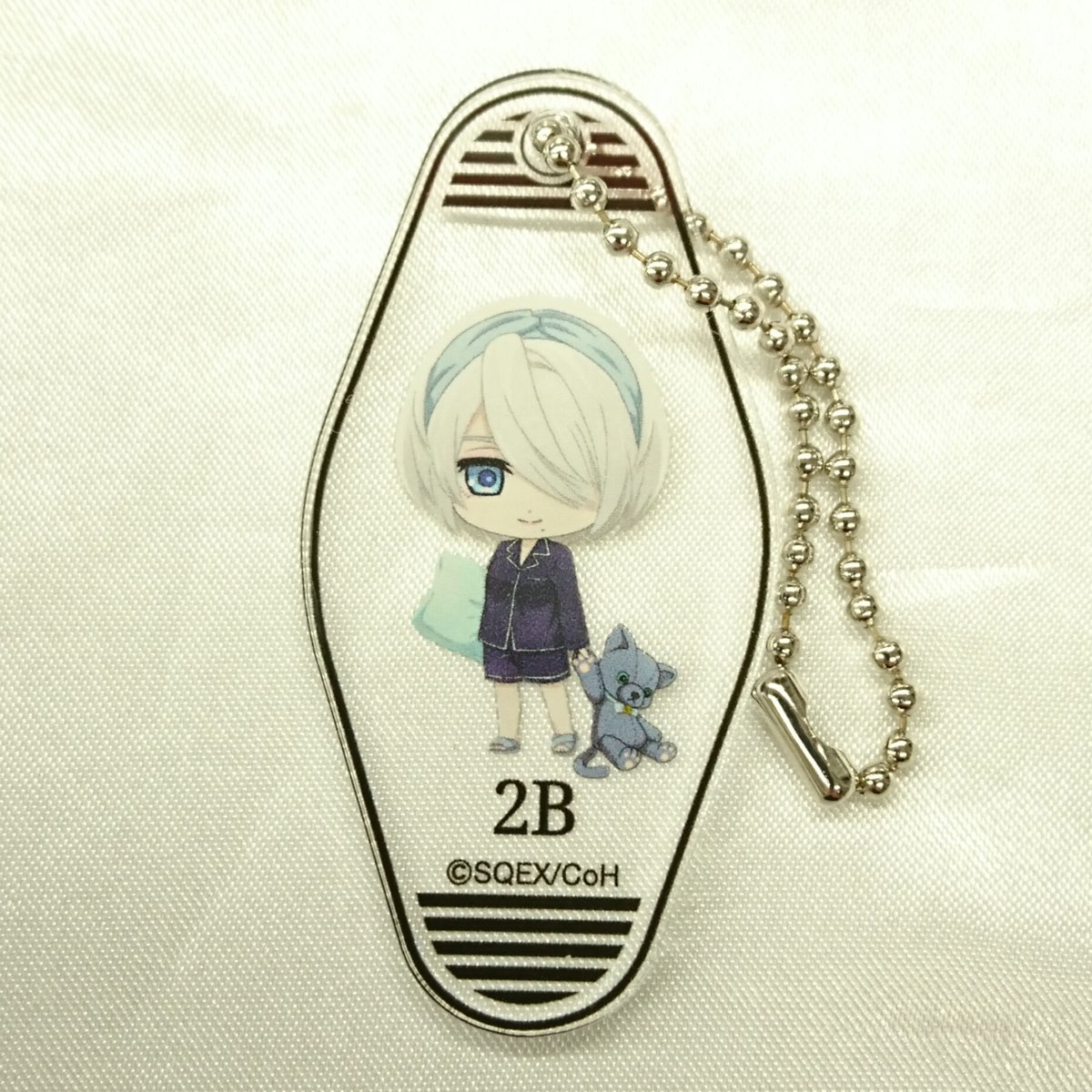 ニーアオートマタ 2B ロフト 缶バッジ アクリルキーホルダー