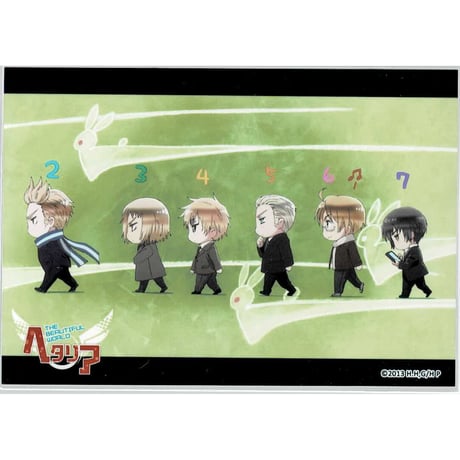 ヘタリア ロシア　ガルアト　ブロマイド ヘタリア ロシア ガルアト ブロマイド 日丸屋秀和 『ヘタリア』 特典