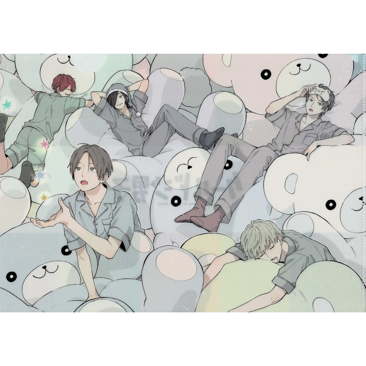 傷み有り】那多ここね 『クールドジ男子』 コミッパ A4クリアファイル 