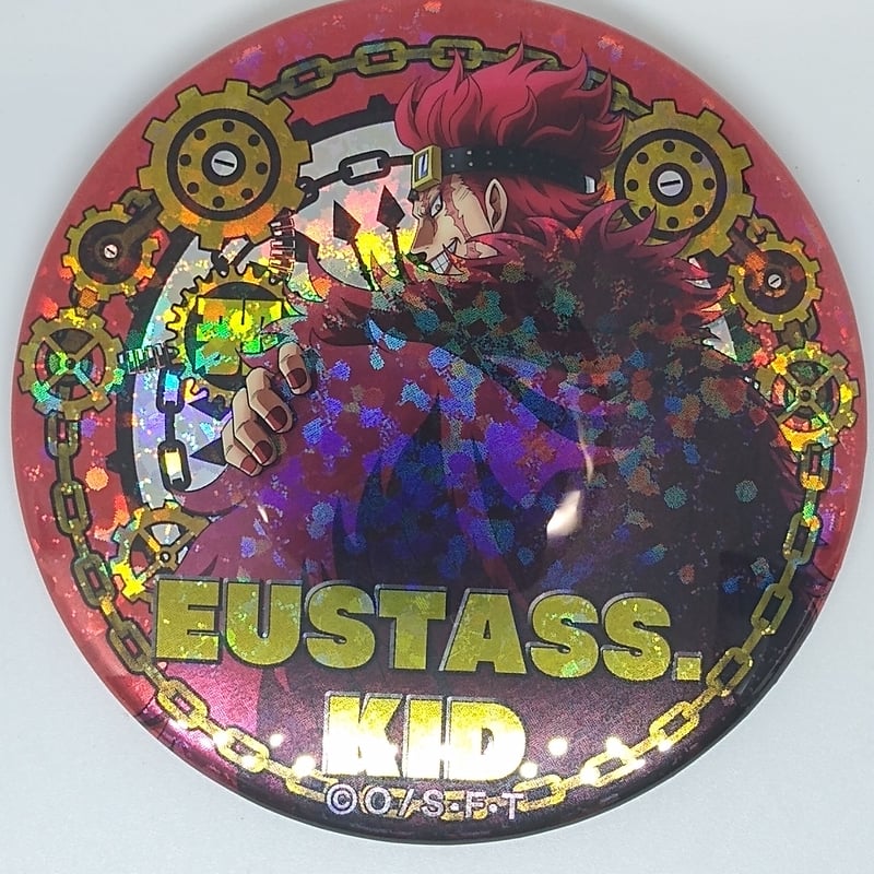 ONE PIECE ユースタス・キッド 輩缶バッジ 第21弾SHINE | K-BOOKS  